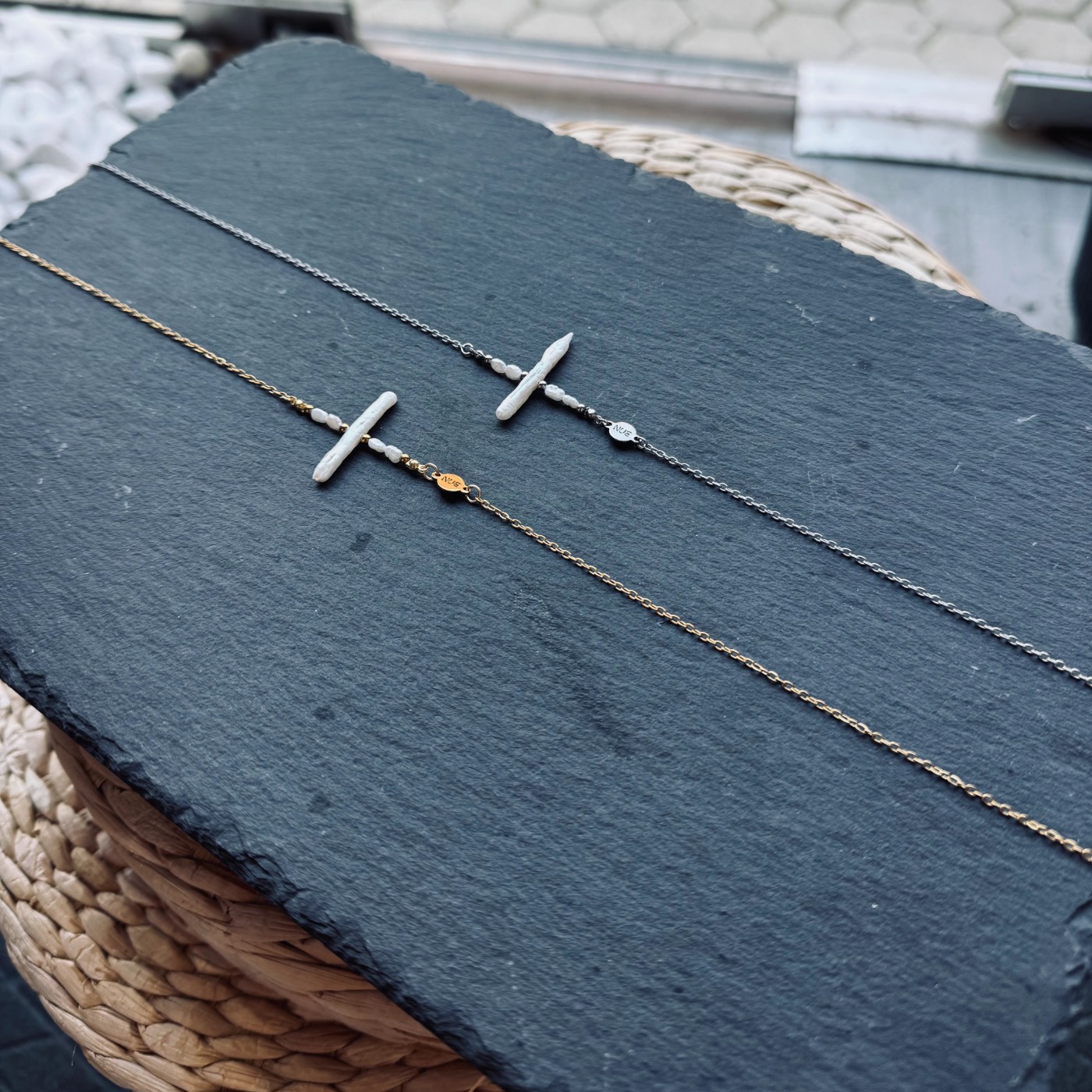 •Pearls Cross• view 3